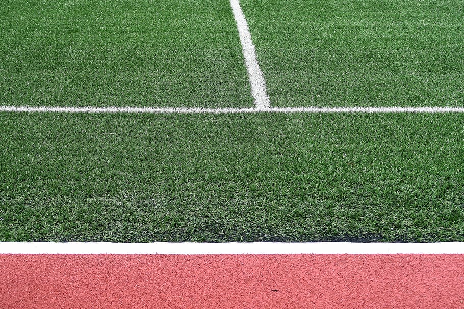 turf, stadium, field, lawn, corner, the line, ye tian, grass, HD wallpaper