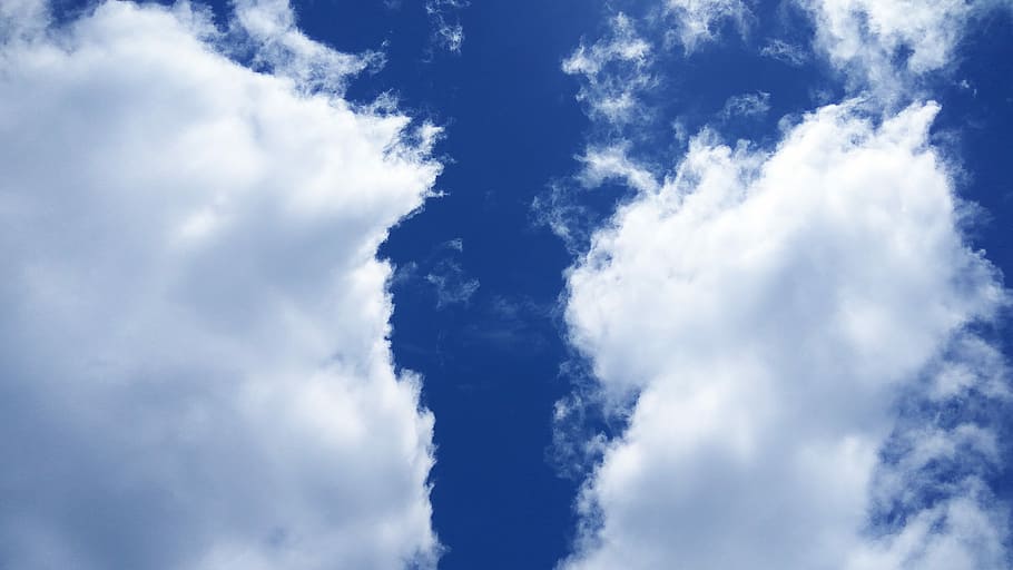 Clouds, Sky, Blue Sky, blue sky clouds, blue sky background HD wallpaper