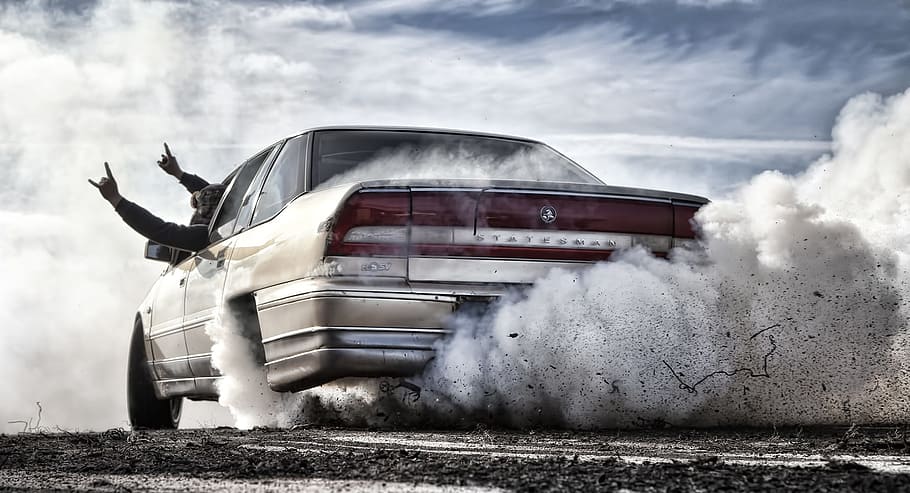 Auto, Burnout, Smoke, Power, transportation, land Vehicle, car HD wallpaper