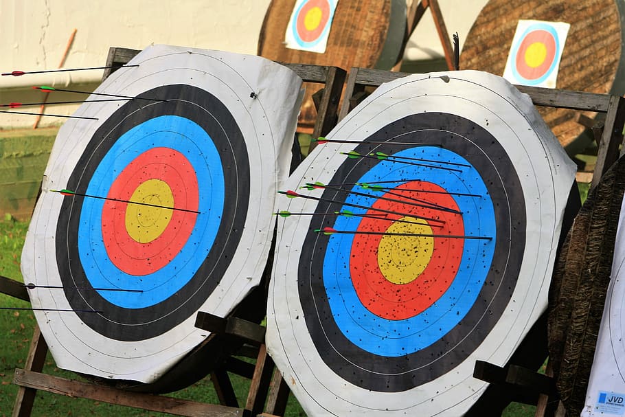 Disc, Target, Center, Archery, objectives, hits, sport, middle, HD wallpaper