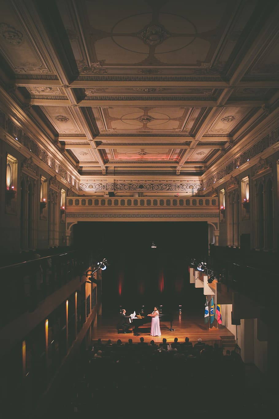 People Performing in Opera House, architecture, audience, building HD wallpaper