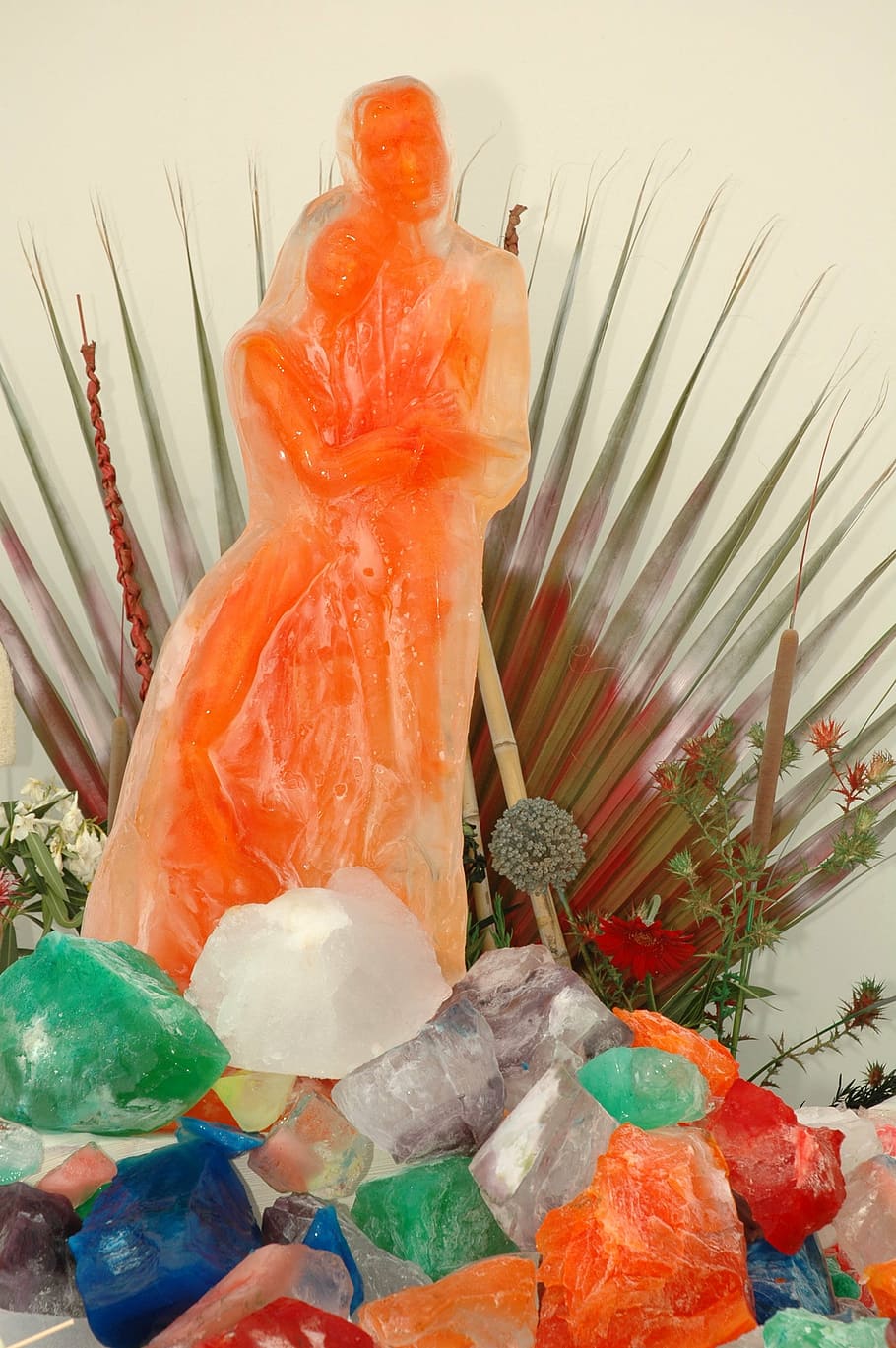 buffet, ice sculpture, wedding, decoration, plant, no people HD wallpaper