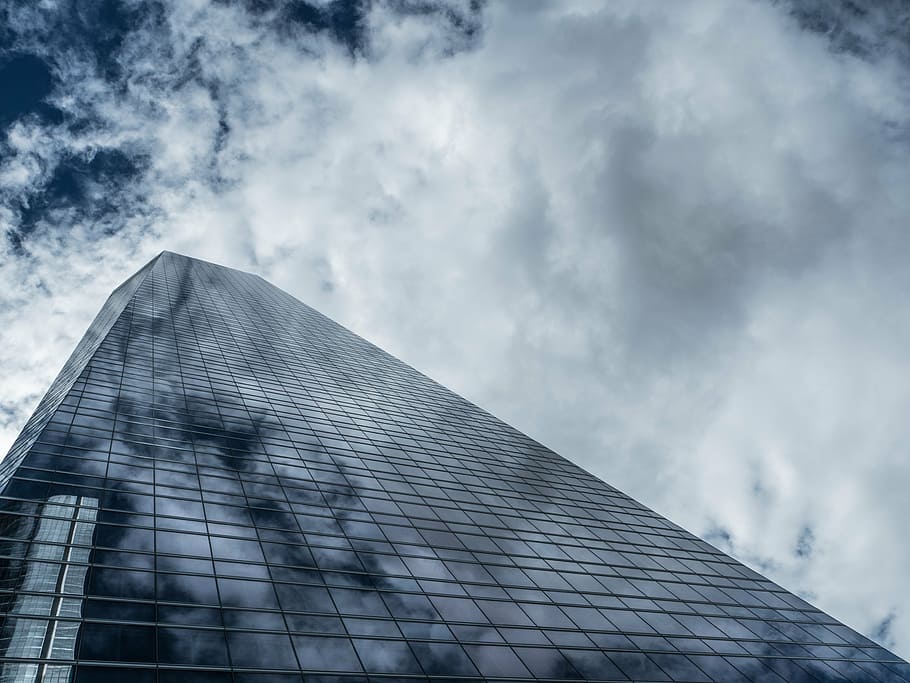 low angle photography of high rise building, torres, madrid HD wallpaper