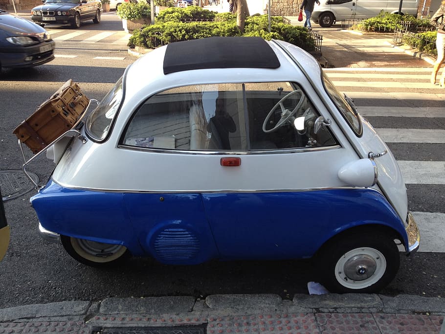 isetta, bmw, auto, design, technology, car, mode of transportation HD wallpaper