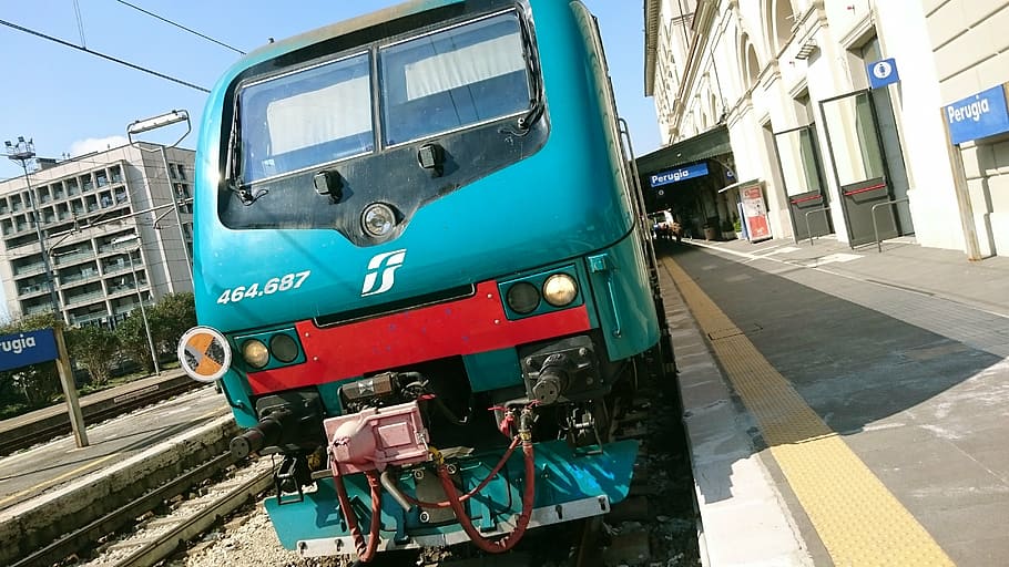 train, railway, station, transportation, mode of transportation HD wallpaper