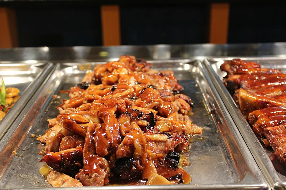 grilled ribs, beef, dinner, food, food and drink, freshness HD wallpaper