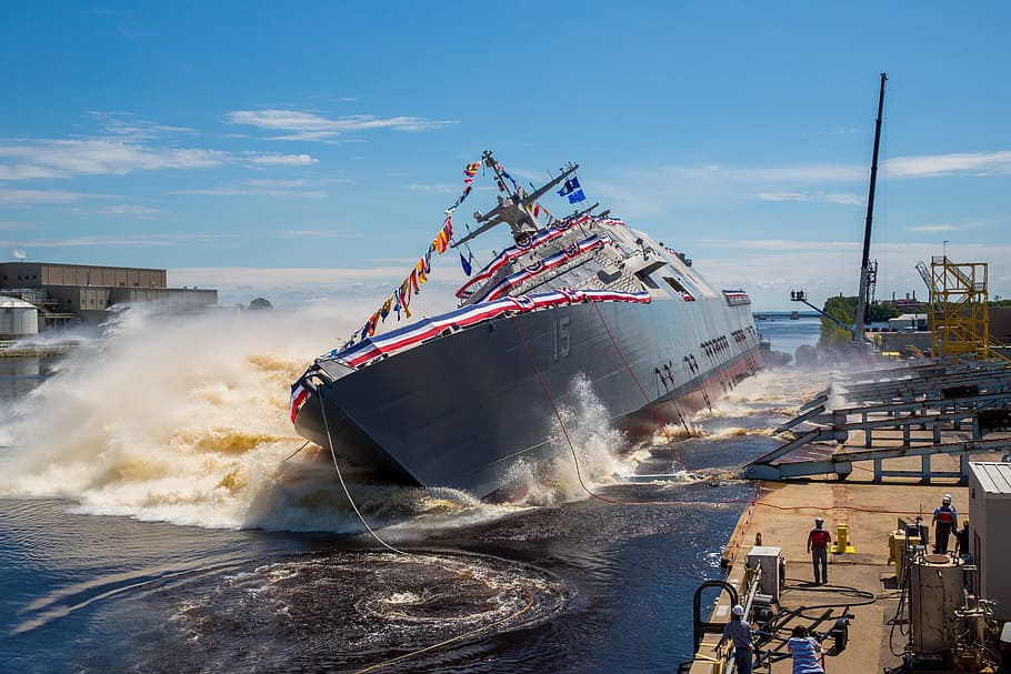 Us Navy, Future Littoral Combat Ship, uss billings, lcs 15, launches sideways