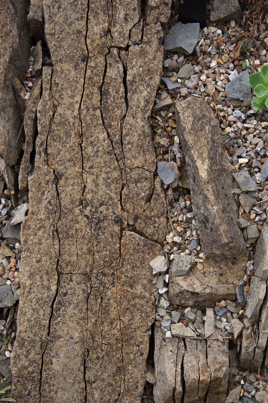 stone, rough, streak, nature, day, no people, damaged, outdoors HD wallpaper