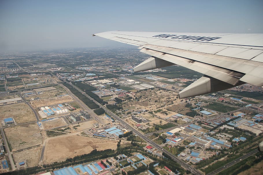 aircraft, shooting, the window, architecture, building exterior HD wallpaper