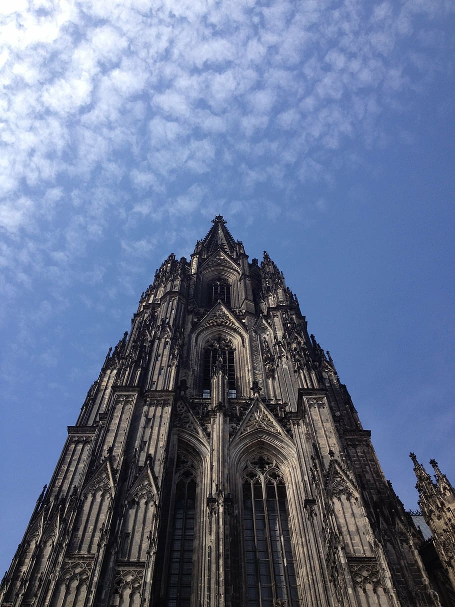 cologne, dom, facade, building, germany, historically, low angle view HD wallpaper