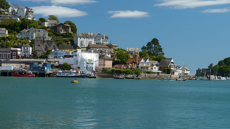 water, panoramic, town, river, travel, building exterior, architecture HD wallpaper