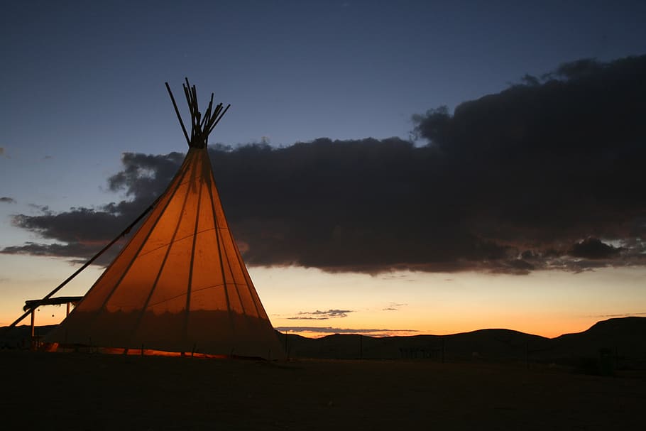 tent, sunset, clouds, outdoor, leisure, nature, sky, cloud - sky HD wallpaper