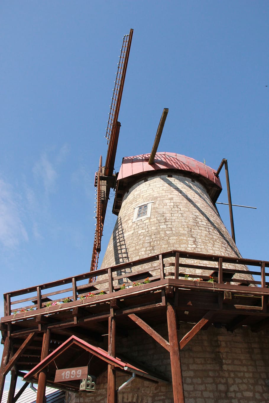 Windmill, Brick, Stone, Old, Historic, estonia, kuressaare HD wallpaper