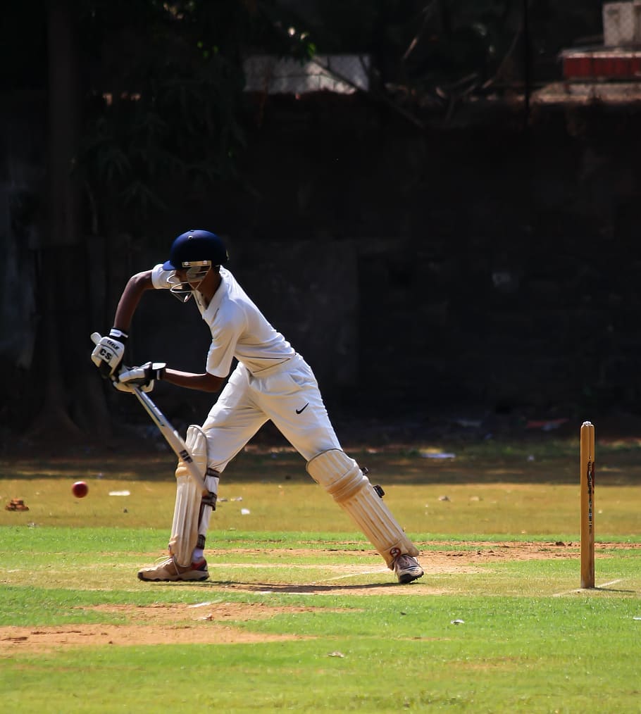 HD wallpaper: batsman, cricket, defense, ball game, india, competition, player - Wallpaper Flare