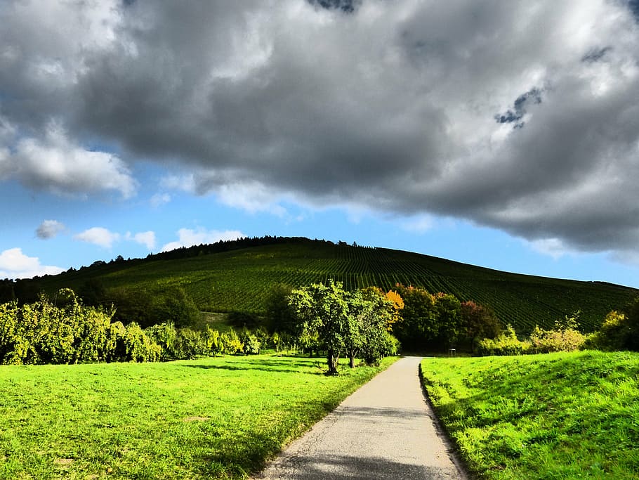 HD wallpaper: autumn, time of year, sky, blue, grey, white, impressions