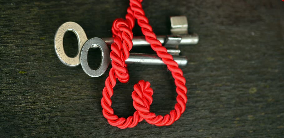 Key, Heart, Love, Marry, for two, connectedness, valentine's day HD wallpaper