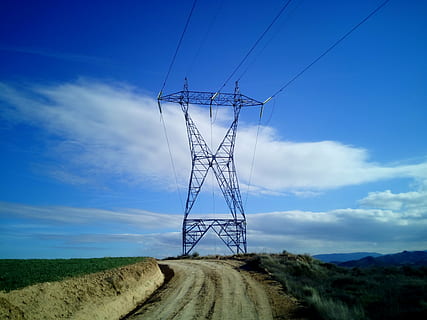 torres, hv, electricity, light, energy, electrical tower, supply HD wallpaper