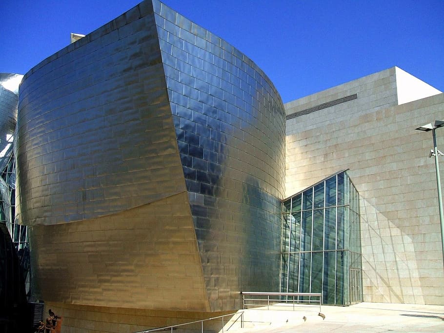bilbao, spain, buildings, structures, museum, glass, architecture HD wallpaper