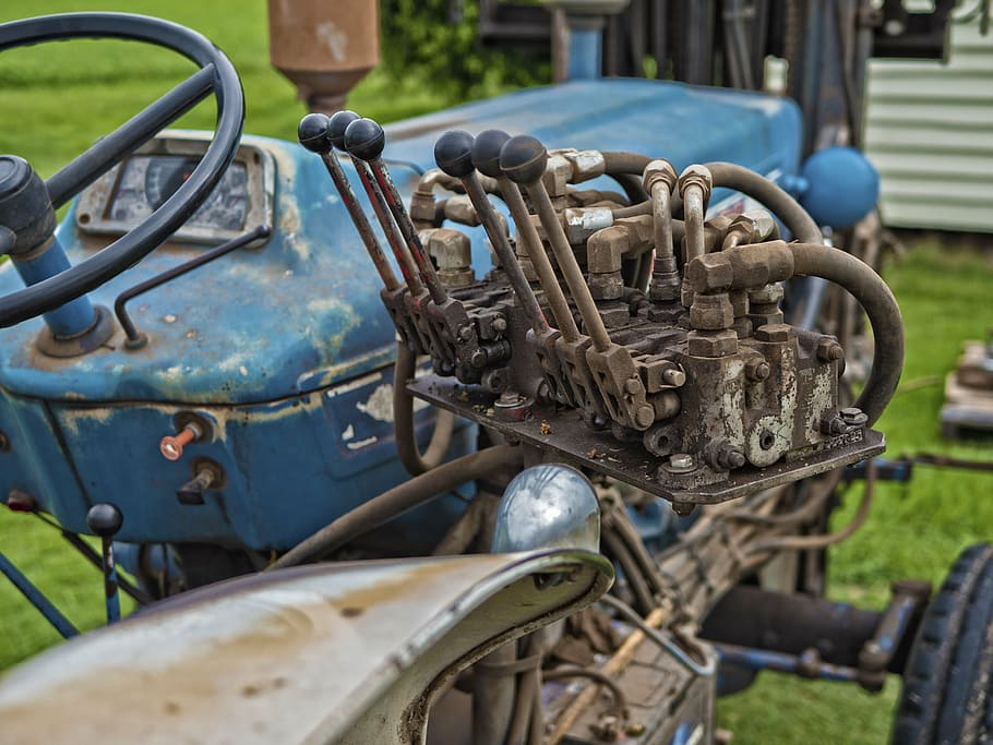 tractor, controls, equipment, machine, levers, industry, industrial HD wallpaper