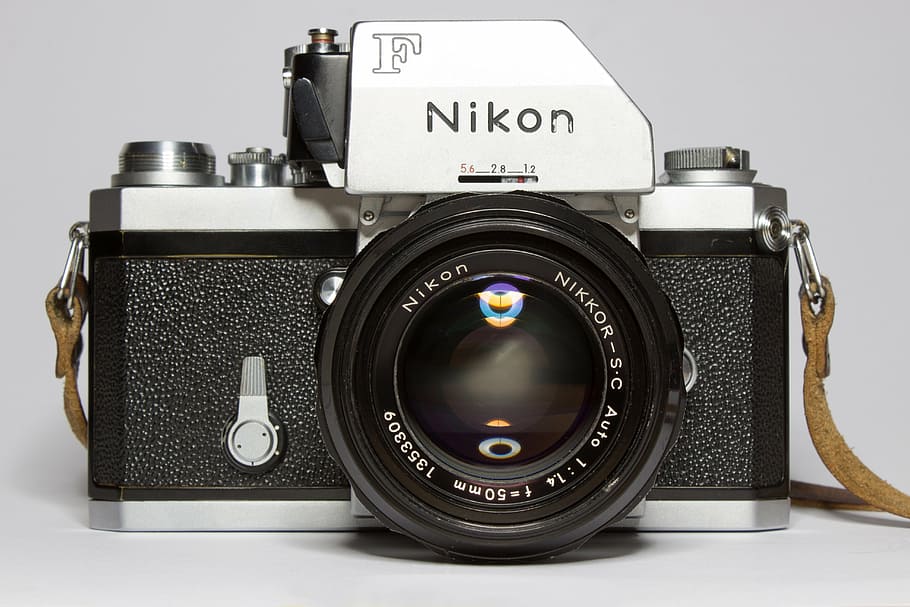 nikon, analog, camera, lens, photograph, retro, photography, HD wallpaper