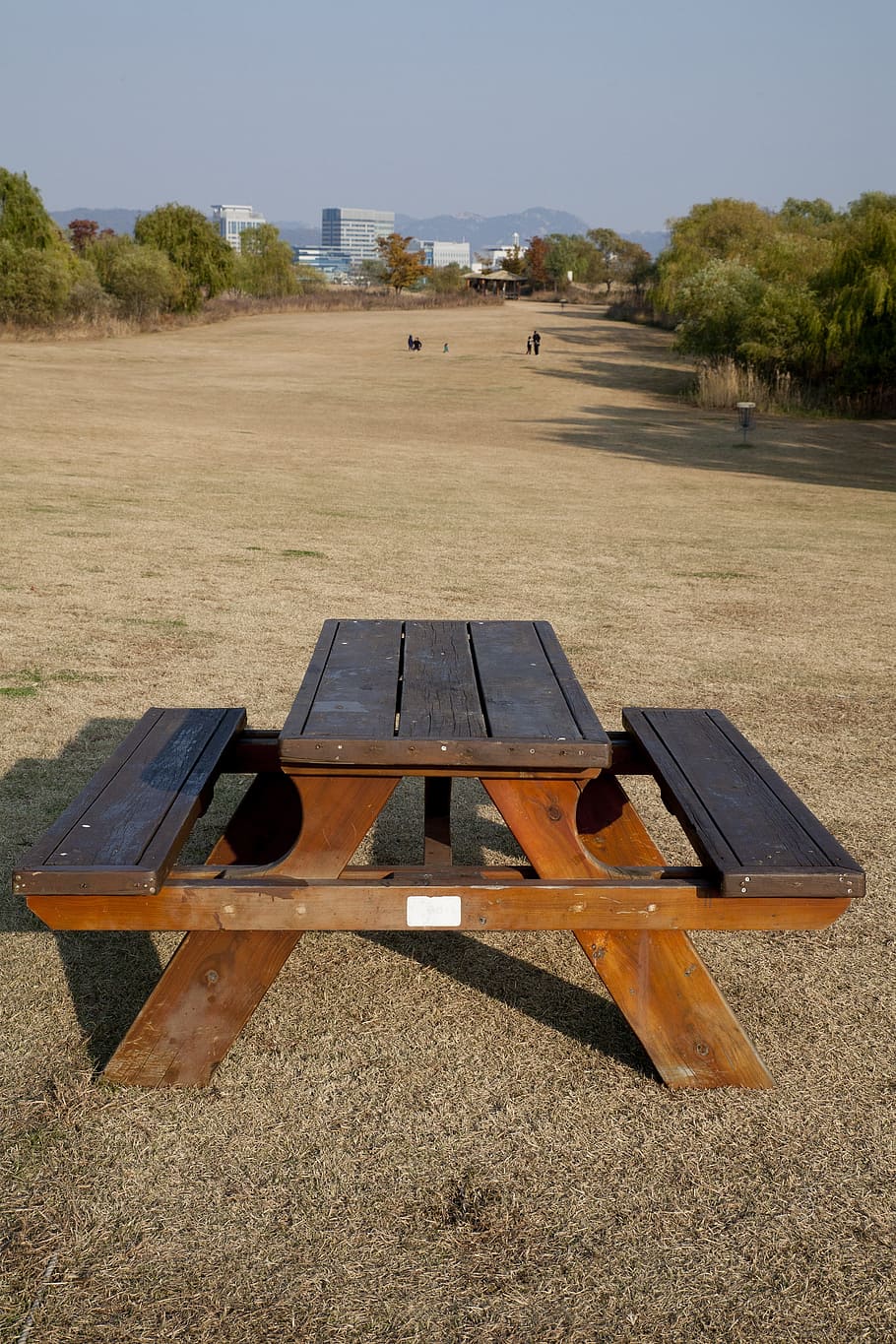 camping site, break, grass, park, serenity, nature, seoul, healing HD wallpaper