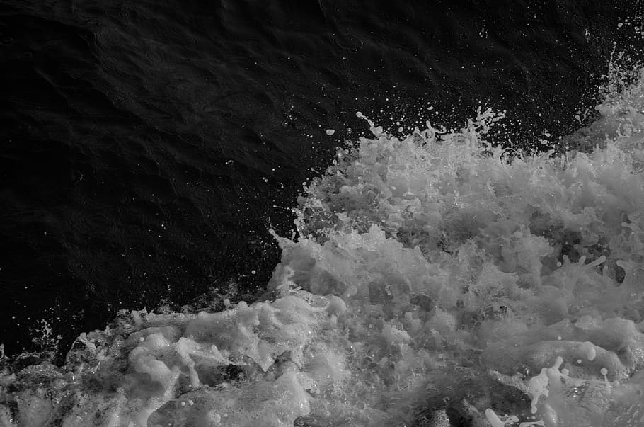 Water, Splash, Liquid, Drop, black, smooth, pure, splash water HD wallpaper
