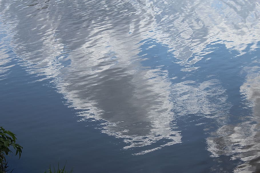 Water, Mirroring, Clouds, Reflection, water surface, no people HD wallpaper