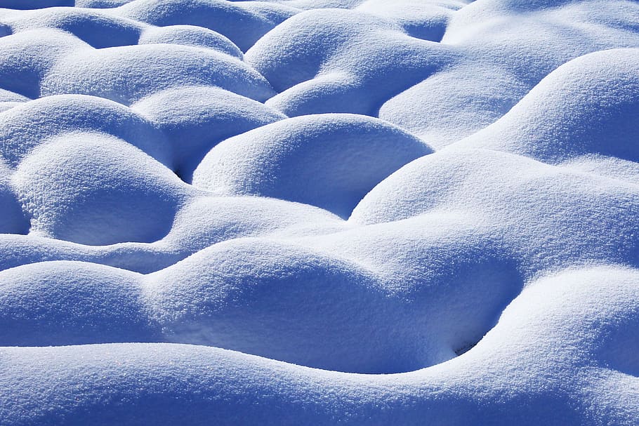 Snow, Light, Shadow, Color, light and shadow, cold temperature HD wallpaper