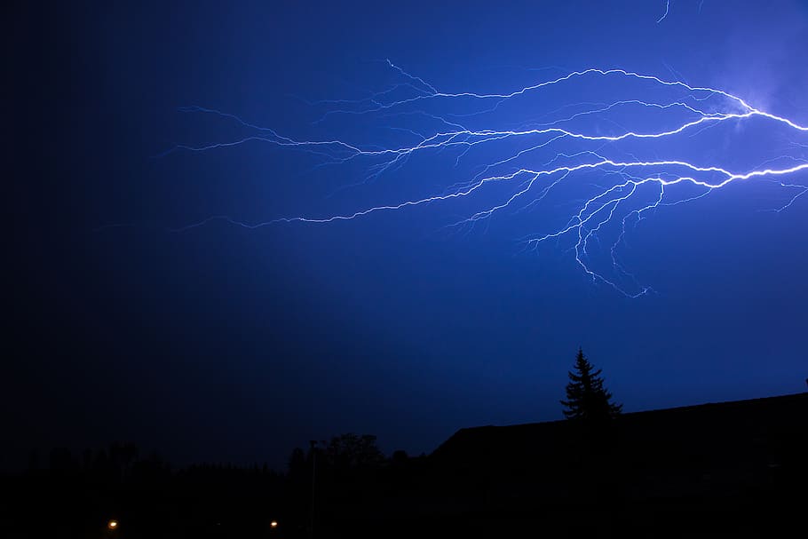 flash, thunderstorm, summer thunderstorm, forward, lightning HD wallpaper