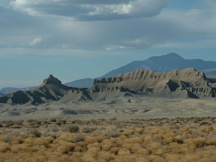 Utah, Desert, Landscape, nature, cloud - sky, scenics, beauty in nature HD wallpaper