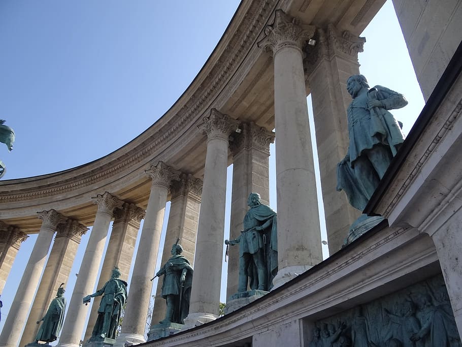 budapest, monument, trip, square, tourist attraction, hungary HD wallpaper