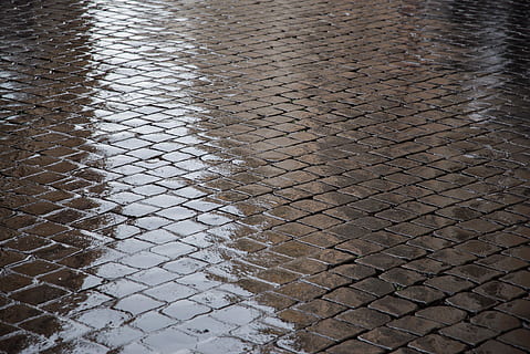 gray road bricks, cobble, cobblestone, pavement, paving, paved HD wallpaper