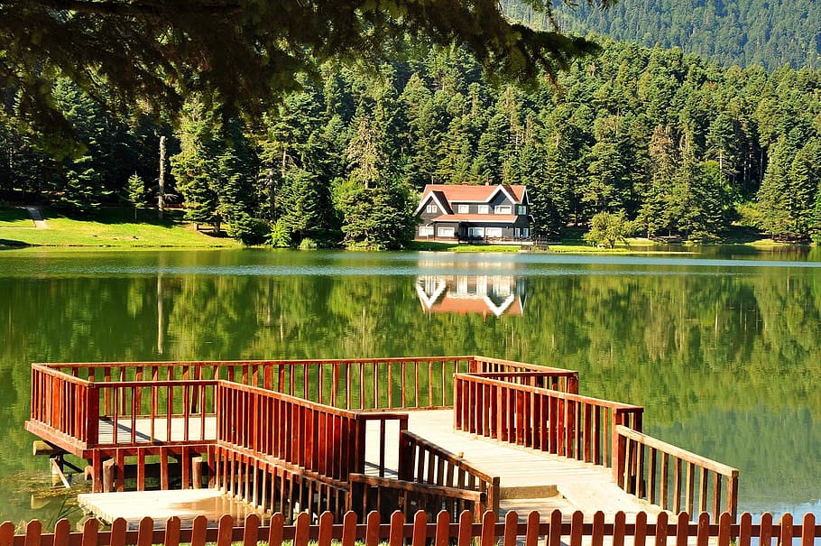 Bolu, Abant, Lake, nature, water, landscape, outdoors, reflection, HD wallpaper