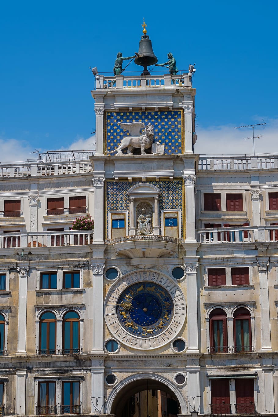 venice, clock, house, architecture, famous Place, europe, italy HD wallpaper