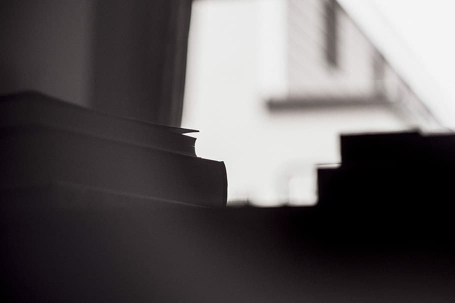 closeup photo of two books, untitled, dark, close up, fujifilm HD wallpaper