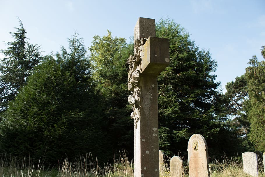 graves, graveyard, cemetery, spooky, tombstone, creepy, halloween HD wallpaper
