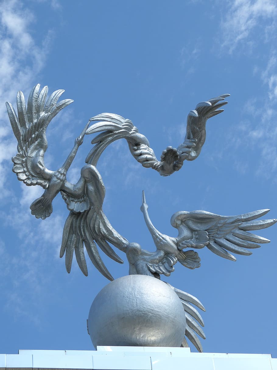Tashkent, Independence Square, Monument, storks, uzbekistan HD wallpaper