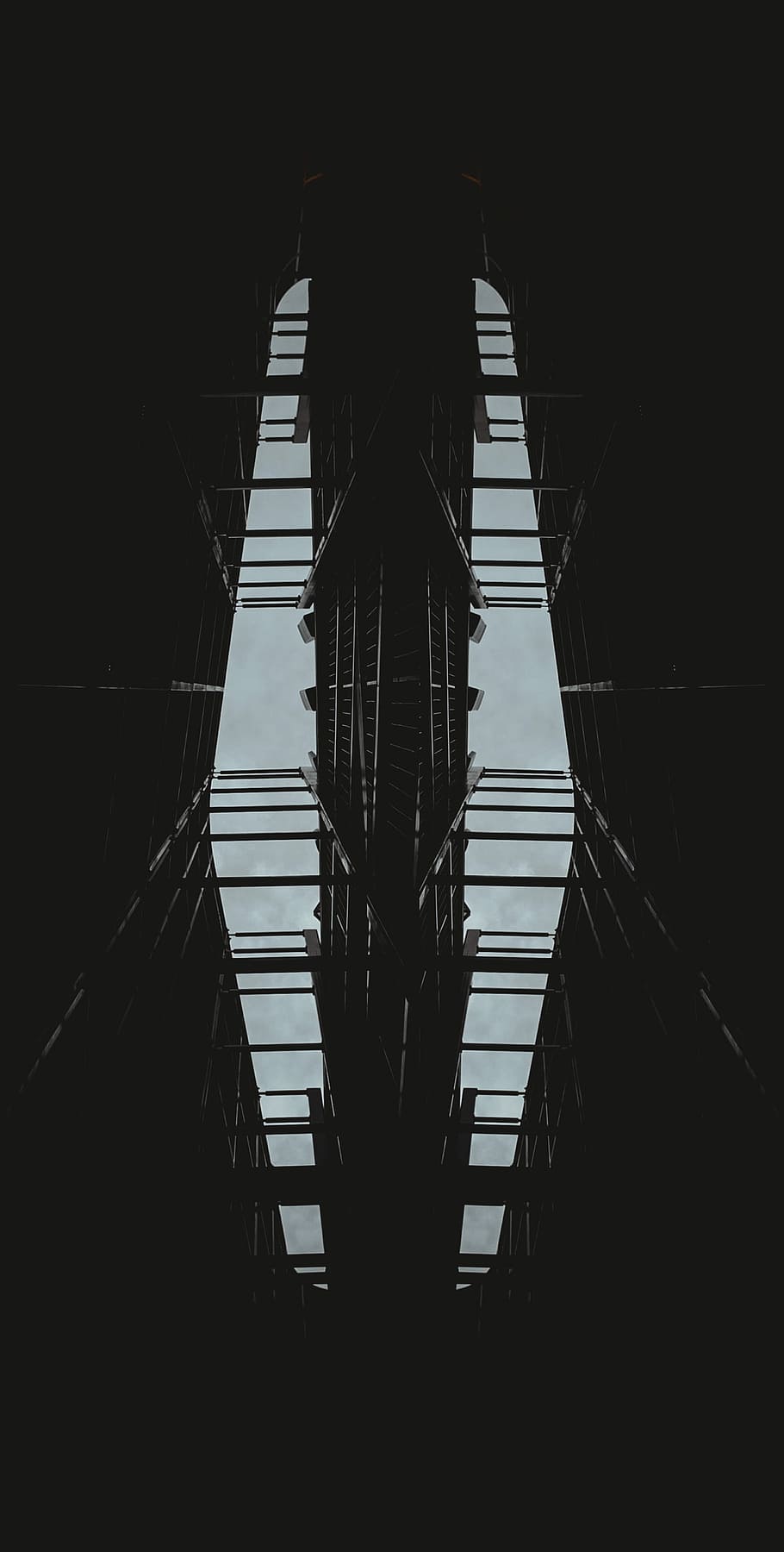 low angle photography of building, worm's eye view of contractual building HD wallpaper