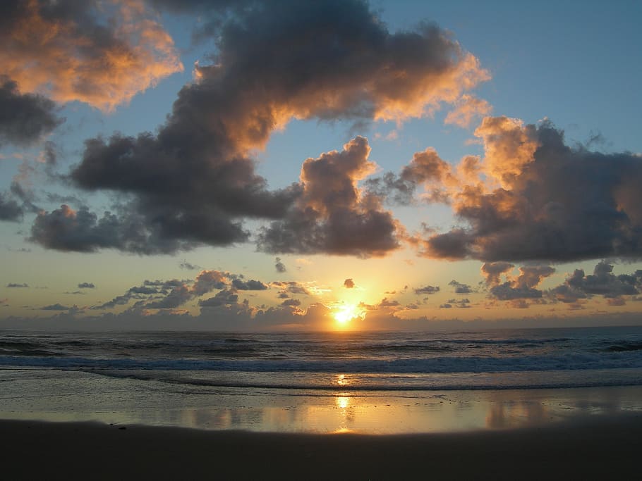 air, clouds, nature, sky, cloud - sky, beauty in nature, water HD wallpaper