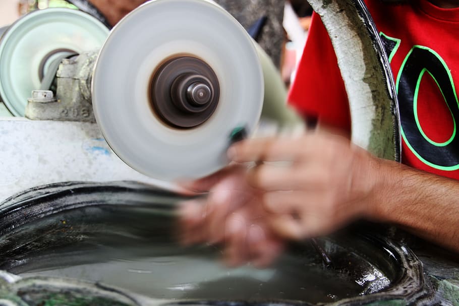 Craft, Grinding, Movement, Work, Tool, grinding stone, craftsmen HD wallpaper