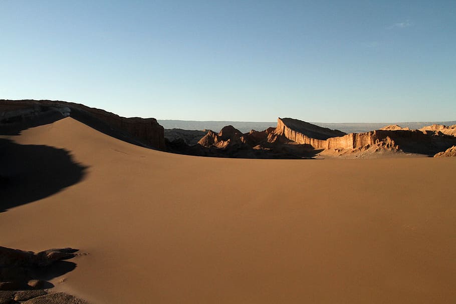 Chile, Atacama Desert, Desert, Moon, Moon Valley, southamerica, HD wallpaper