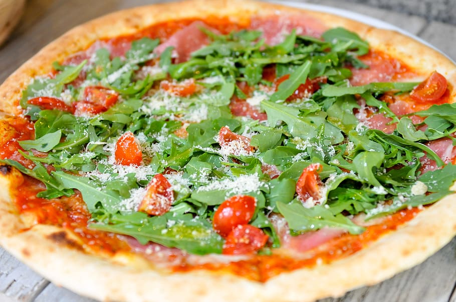 pizza, cheese, tomato normal, appetizer, food and drink, vegetable HD wallpaper