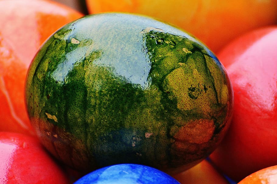 easter, easter eggs, colorful, happy easter, colored, multi colored HD wallpaper