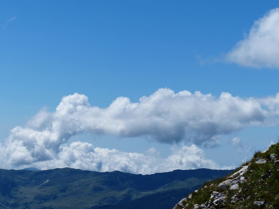 Sky, Clouds, Background, fleecy, desktop background, background image HD wallpaper