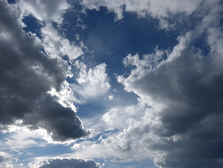 Cloud, Nature, Mood, clouded sky, beautiful, dark clouds, cumulus clouds HD wallpaper