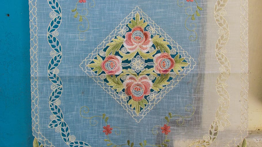 handiwork, embroidery, needlework, lace, handmade, craft, tradition HD wallpaper