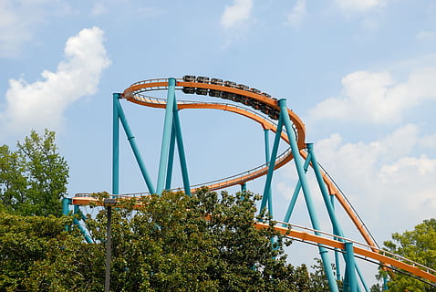Roller Coaster, Ride, Fun, Amusement, park, entertainment, thrill HD wallpaper