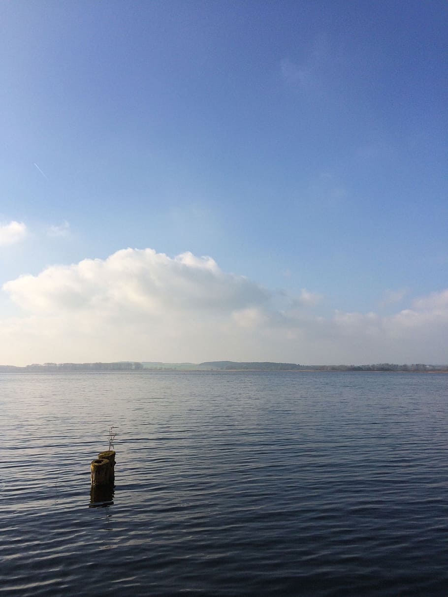 lake, see, water, sky, tranquility, tranquil scene, beauty in nature HD wallpaper