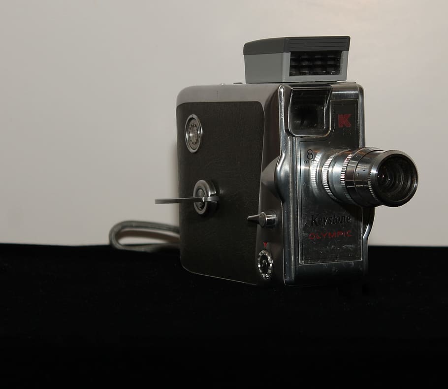 antique, camera, front, keystone, olympic, k-33, 8 mm, technology HD wallpaper