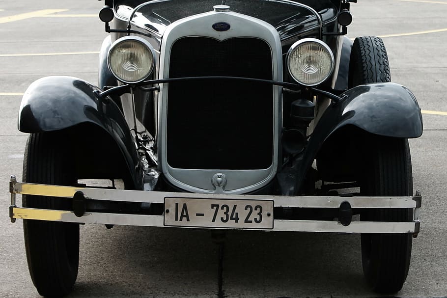 oldtimer, auto, old car, spotlight, ford, transportation, land Vehicle HD wallpaper